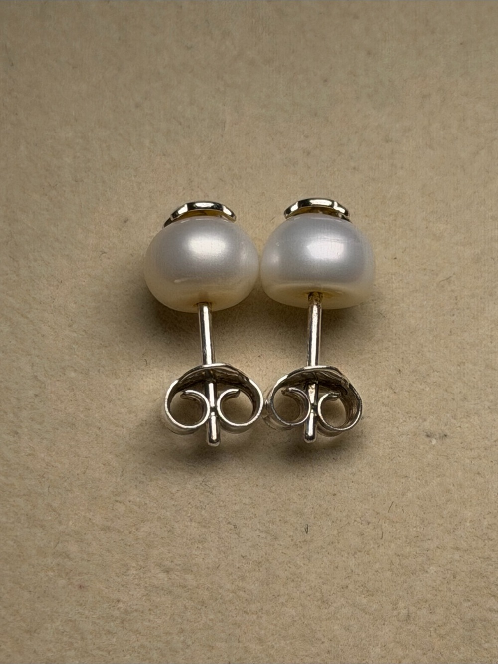 Tous 925 Osito Freshwater pearl Stud Earrings - Picture 3 of 3